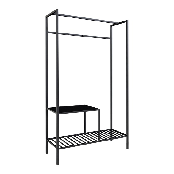 Wieszak Garderoba Vita 38x101x170 Czarny