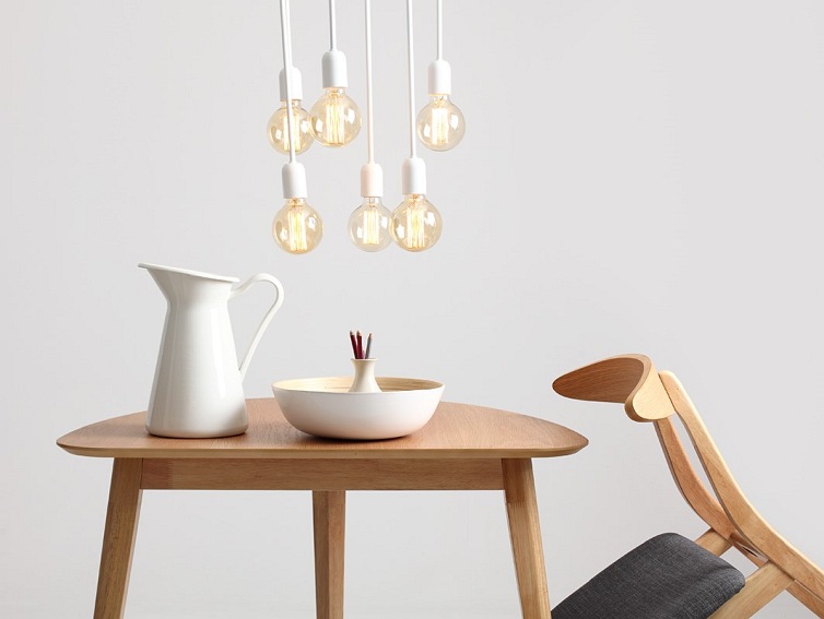 Lampa wisząca VANWERK TALL – biały