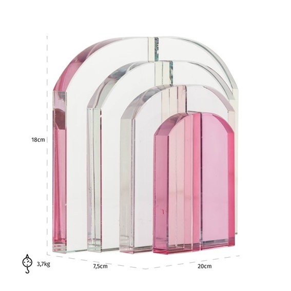 Podpórka do Książek ALISSIA Różowy