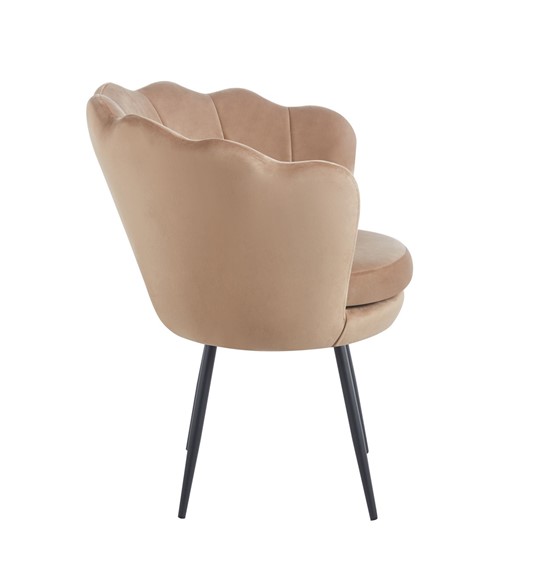 Fotel Velvet FR1-FX Cappuccino/Czarny