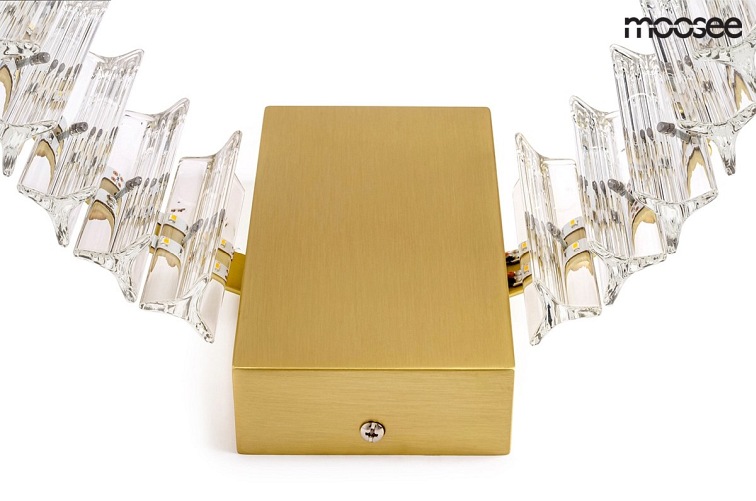 Lampa Ścienna SATURNUS WALL Złota