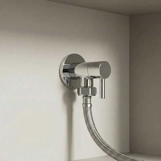 Zawór Kątowy 01 1/2" x 3/4" Chrom