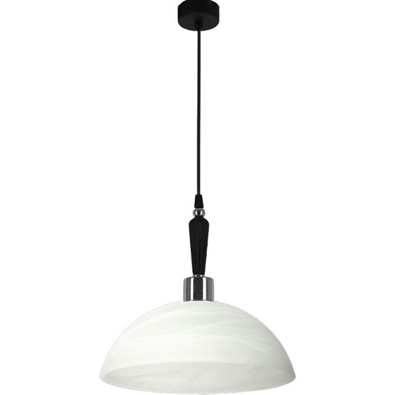 Lampa Wisząca DAVIO A Czarny/Biały