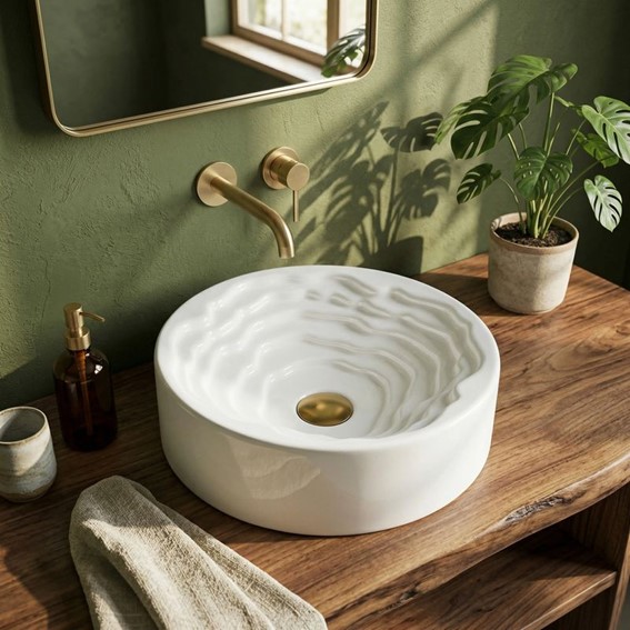 Umywalka Nablatowa CALLA Biały