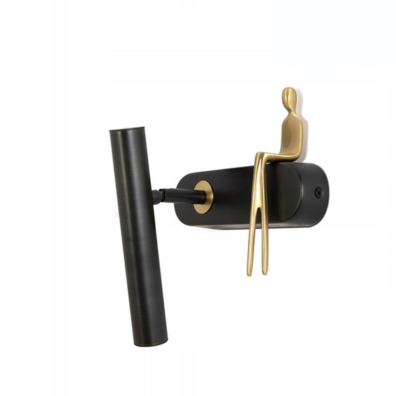 Lampa Ścienna BOY TUBE L Czarny