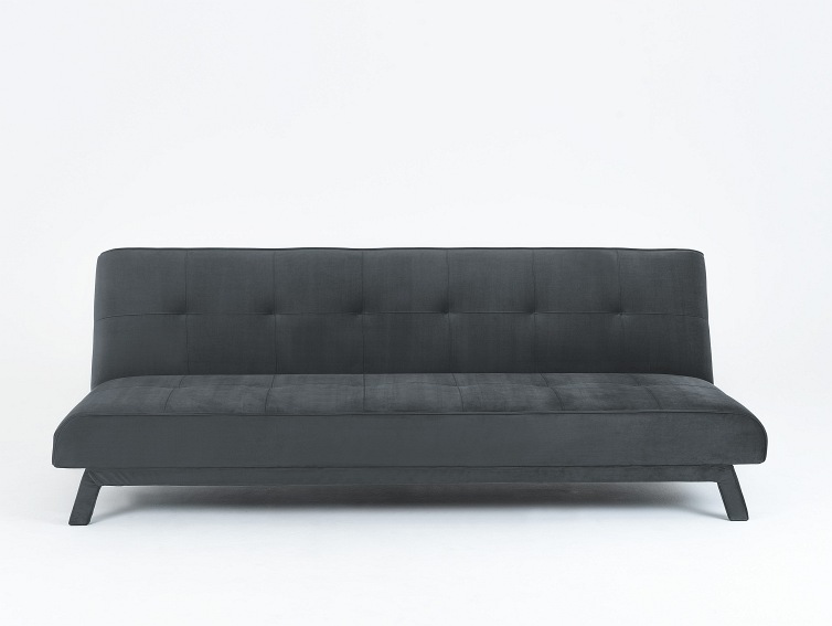 Sofa Rozkładana 3 os. Modes L 210x90x78 Szary Bez/Czarny
