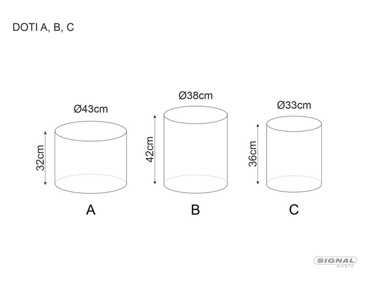 Puf Doti B Brego 77 Oliwkowy