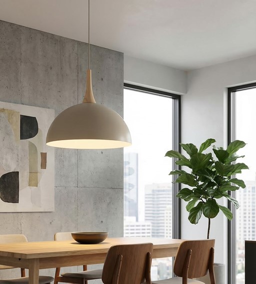 Lampa Wisząca NAUTICA 1L Beżowy