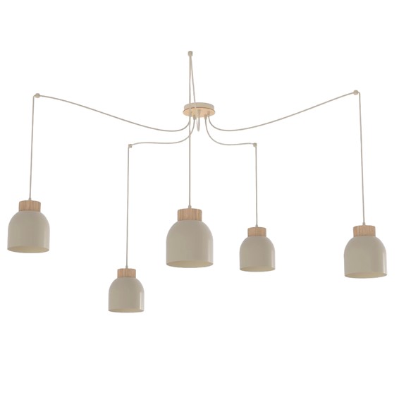 Lampa Wisząca KRU 5 Beżowy