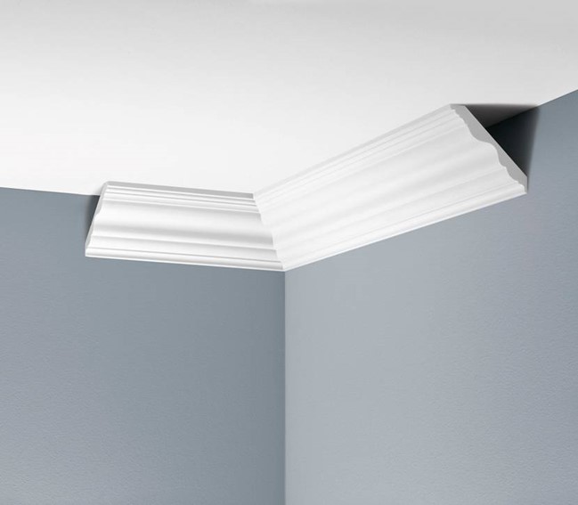 Listwa Gzymsowa Gładka LGG-04 240 cm Biały