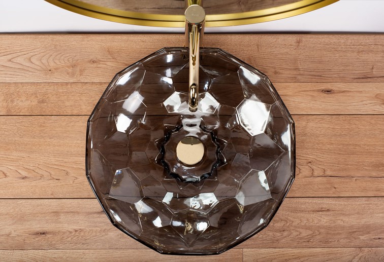 Umywalka Nablatowa ARCTIC Transparentny