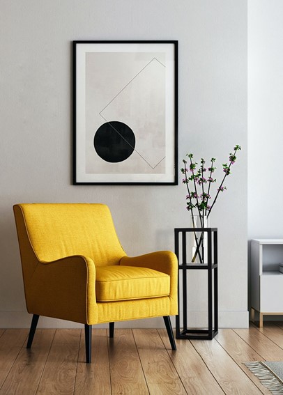 Kwietnik KAJA HOME KS-02 M Czarny