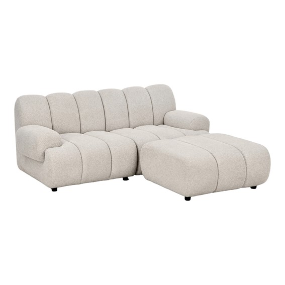 Sofa Modułowa TAZA 2,5-Osobowa Lewa Beżowy