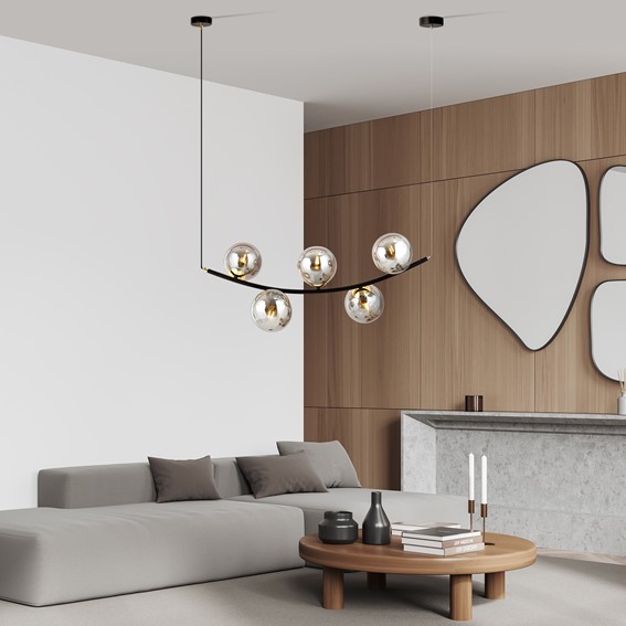 Lampa Wisząca RITZ 5 Grafitowy