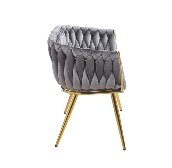 Sofa SF2-FX Szary/Złoty