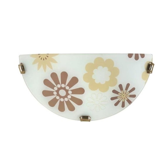 Kinkiet FLORO K1 Biały/Beżowy