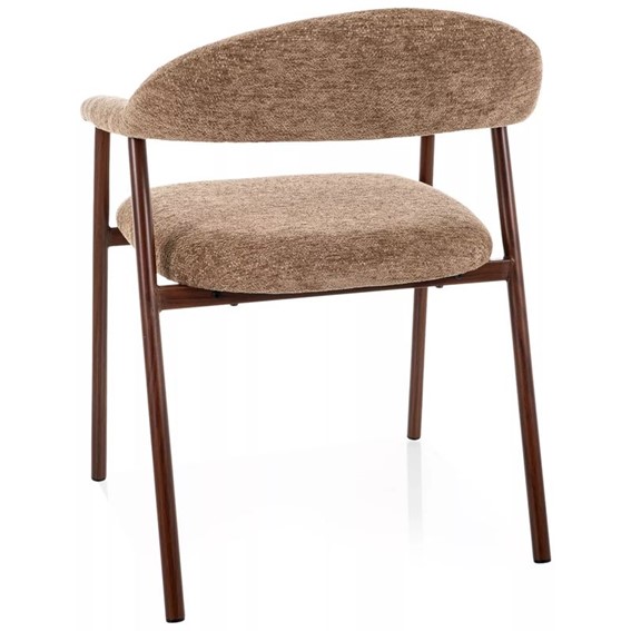 Krzesło LAGOS D Raven Latte/Orzech