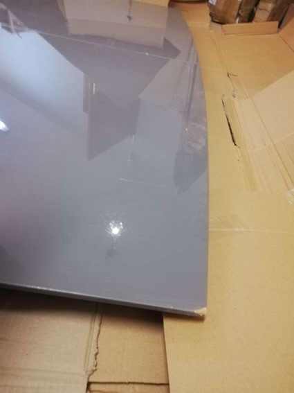 Stół RUTEN 160x90 Popielaty/Dąb Miodowy