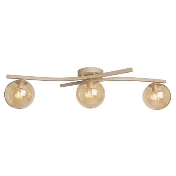 Lampa Sufitowa OPUS 3 Beżowy/Miodowy