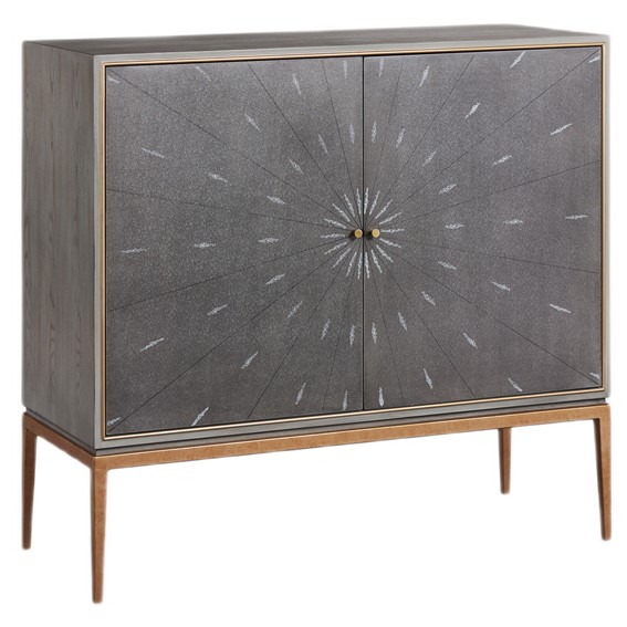 Komoda STILIG ST012 Szary/Złoty