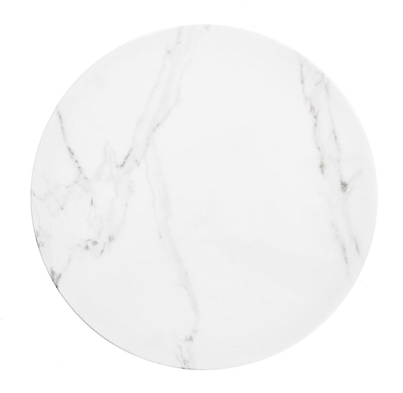 Ława MADISON fi60 Złoty/Marmur