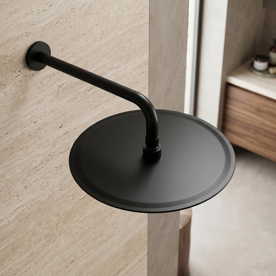 Deszczownica Okrągła JS-P014B 30cm Czarny