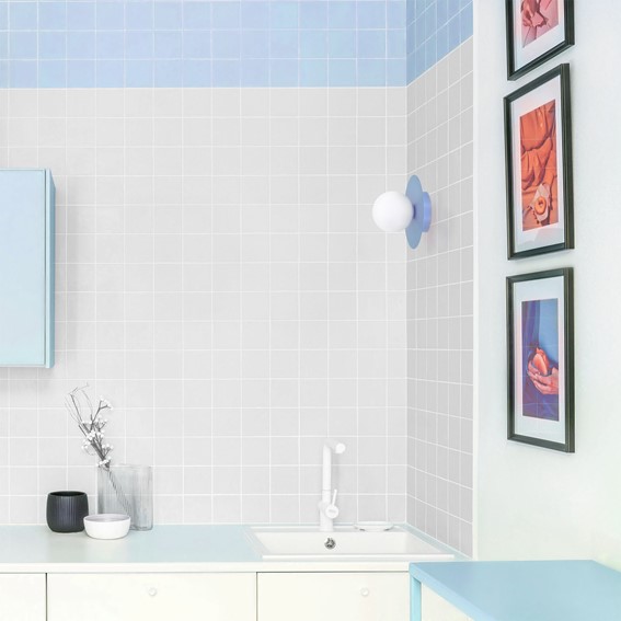 Lampa Sufitowa ROBIN K-5447 Biały/Niebieski