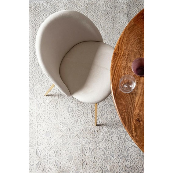 Krzesło TANYA VELVET Biały