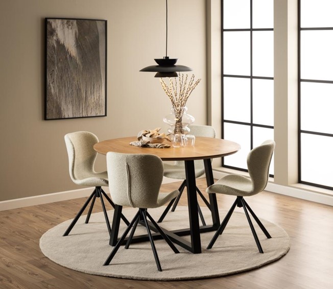 Krzesło Obrotowe BATILDA Monza 90 Kremowy