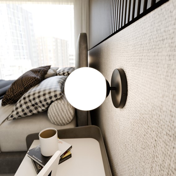 Kinkiet BIOR K1 Czarny