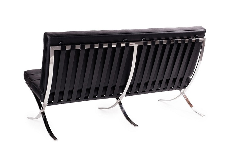 Sofa Dwuosobowa Barcelon Prestige Plus 75x150x85 Czarny