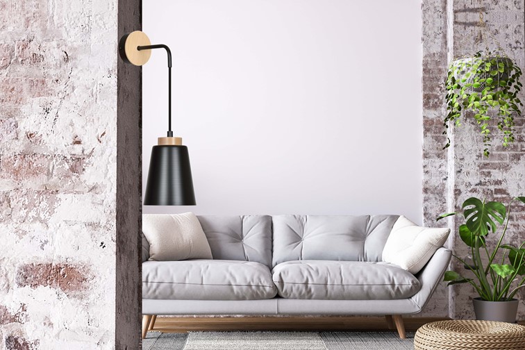 Kinkiet BOLERO K1 Czarny