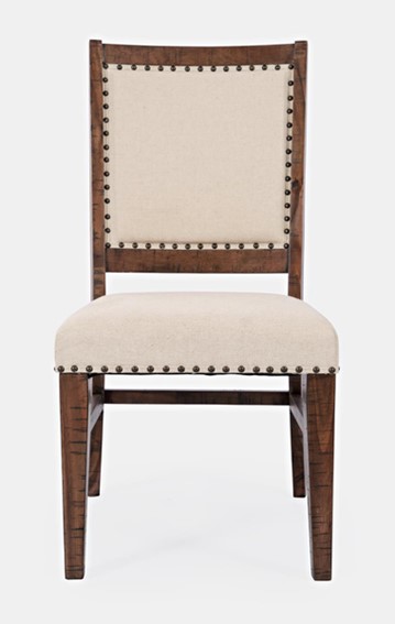 Krzesło AVOLA AV1931-385 Ciemnobrązowy/Beżowy