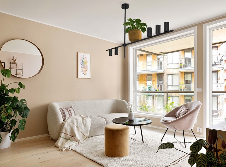 Lampa Wisząca ROCCO K-4756 z Kwietnikiem Czarny