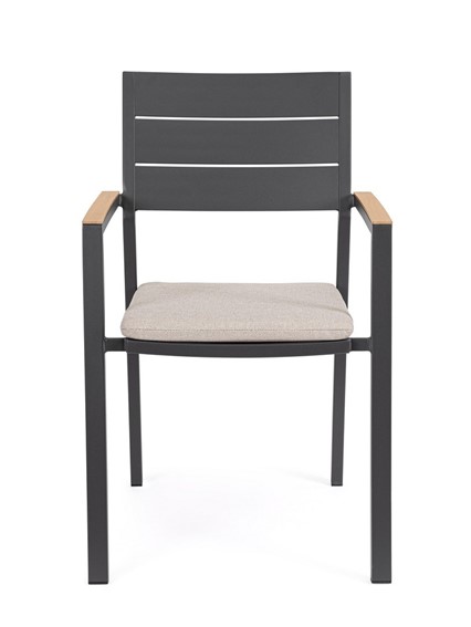 Krzesło Ogrodowe ZELMAR Szary