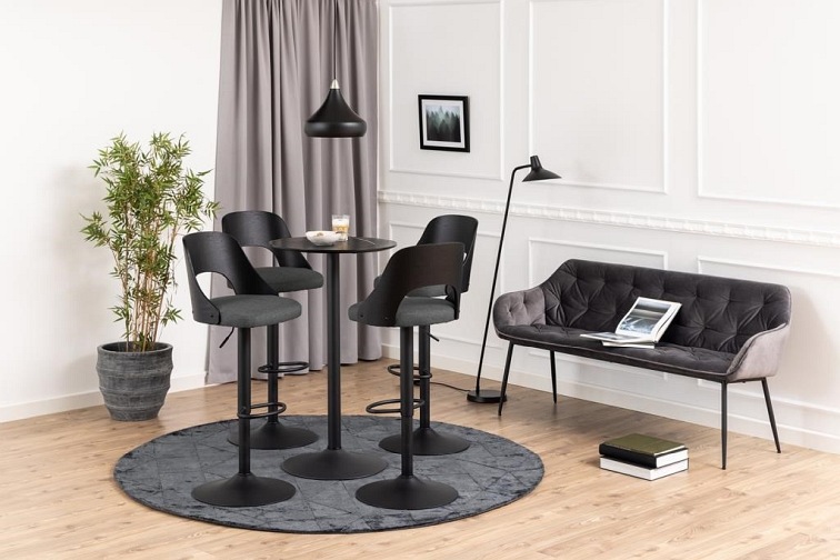 Hoker LUCY Szary/Czarny