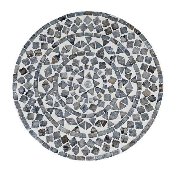 Stolik Okrągły AV1730-28GT 41x46 Szary