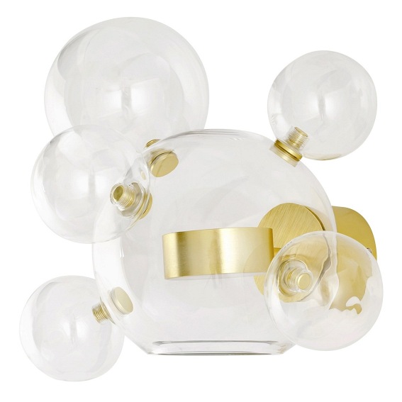 Lampa Ścienna Capri Wall 6 44x46x56 Złoty