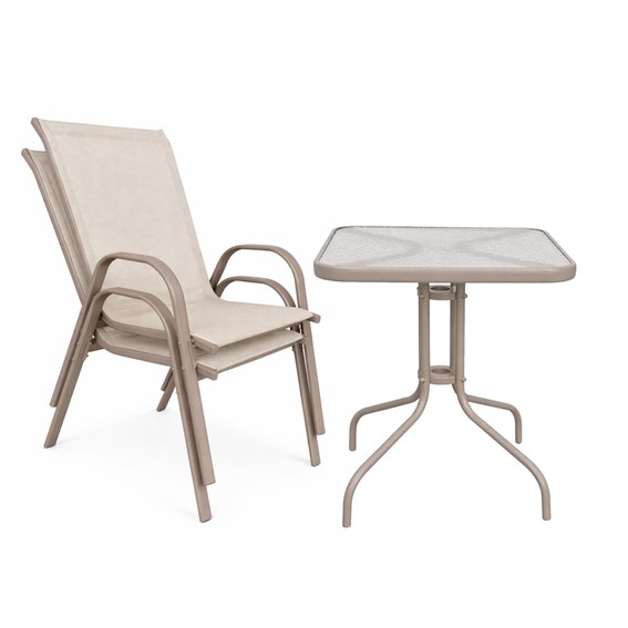 Zestaw Balkonowy MARINO Square Duo Taupe