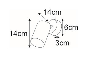 Lampa Ścienna KAYLA K-4418 Biały