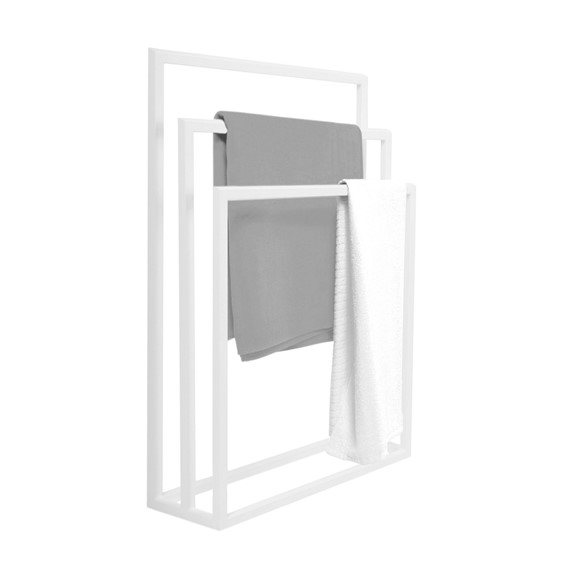 Wieszak Łazienkowy KAJA HOME KS-26 TOWEL III Biały