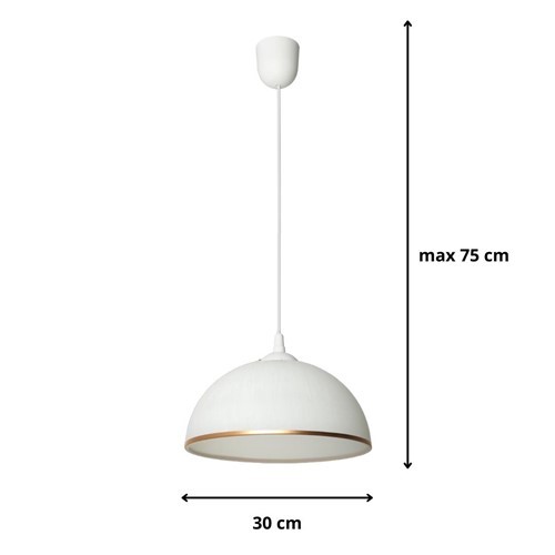 Lampa Wisząca MARGARET E Odcienie Brązu