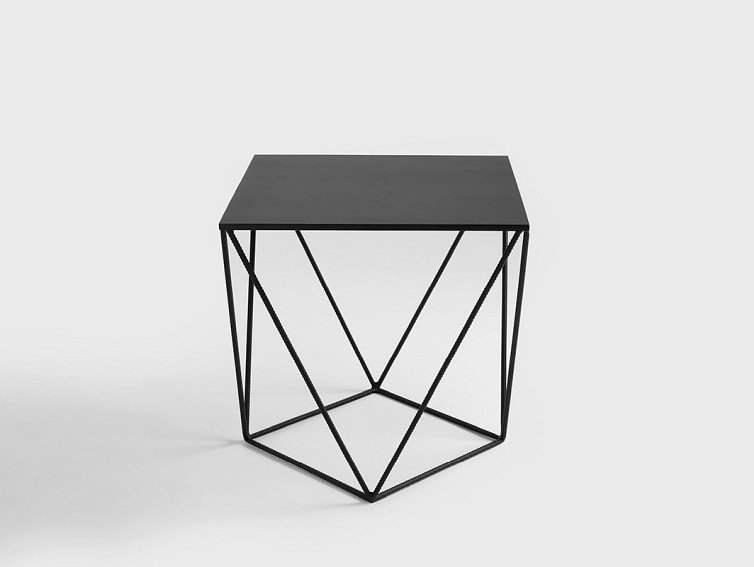 Stolik DARYL METAL 55 Czarny