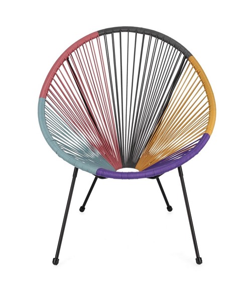 Krzesło Ogrodowe PARKER Wielokolorowy