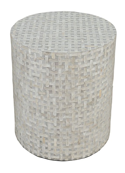 Stolik Okrągły AV1730-28GB 41x46 Szary