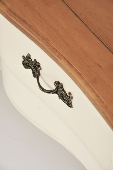 Stolik VENEZIA BIANCO VEB809K Beżowy/Brązowy