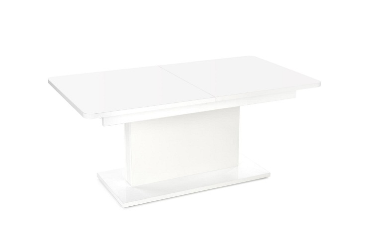 Ławostół Rozkładany BUSETTI (126-167)x70 Biały Mat