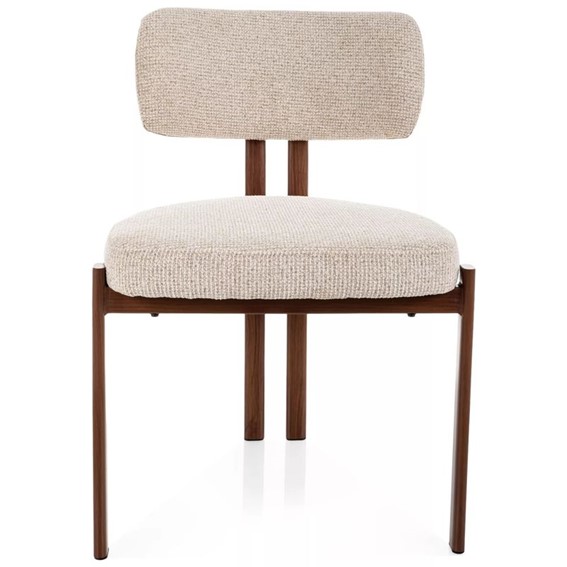 Krzesło MISAKI D Jasny Beż/Orzech