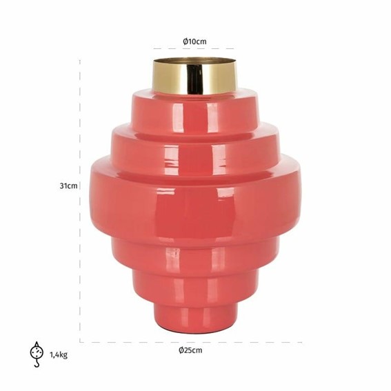 Wazon AKELEI Różowy