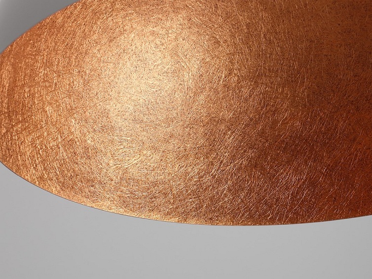 Lampa wisząca LORD 70 – miedziano-biały